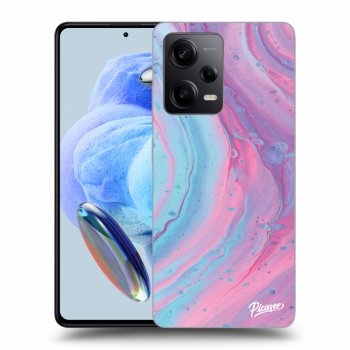 Hülle für Xiaomi Redmi Note 12 Pro+ 5G - Pink liquid