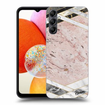 Hülle für Samsung Galaxy A14 4G A145R - Pink geometry