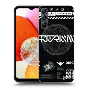 Picasee Samsung Galaxy A14 4G A145R Hülle - Schwarzes Silikon - BLACK DISCO