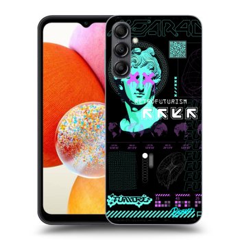 Picasee Samsung Galaxy A14 4G A145R Hülle - Schwarzes Silikon - RETRO