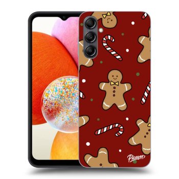 Picasee Samsung Galaxy A14 4G A145R Hülle - Schwarzes Silikon - Gingerbread 2