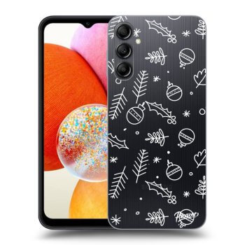 Picasee Samsung Galaxy A14 4G A145R Hülle - Transparentes Silikon - Mistletoe