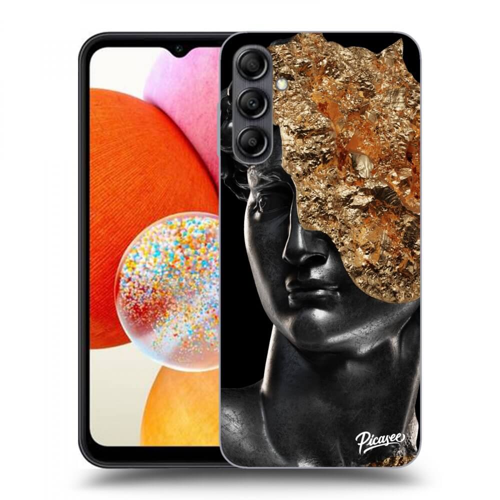 Picasee Samsung Galaxy A14 5G A146P Hülle - Schwarzes Silikon - Holigger