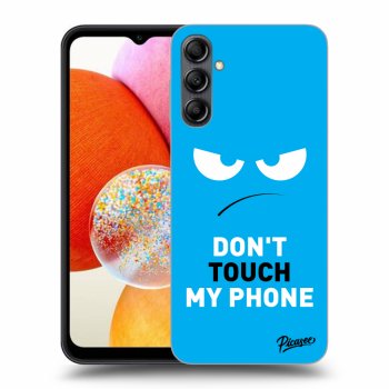 Hülle für Samsung Galaxy A14 5G A146P - Angry Eyes - Blue