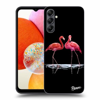 Picasee ULTIMATE CASE für Samsung Galaxy A14 5G A146P - Flamingos couple
