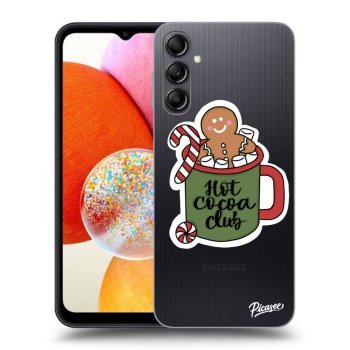 Picasee Samsung Galaxy A14 5G A146P Hülle - Transparentes Silikon - Hot Cocoa Club