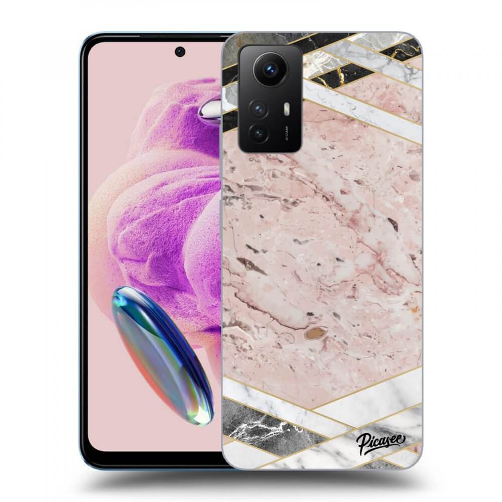 Picasee ULTIMATE CASE für Xiaomi Redmi Note 12S - Pink geometry