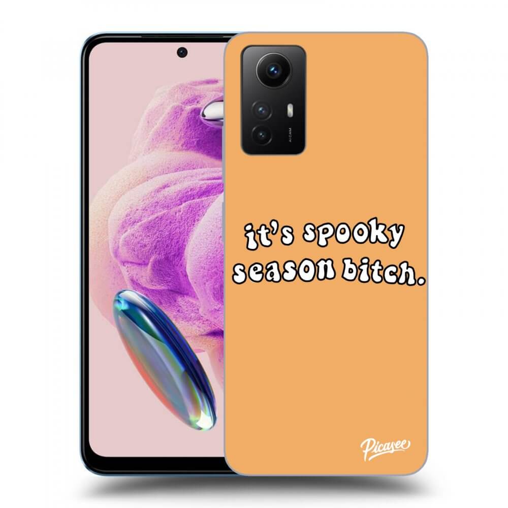 Picasee Xiaomi Redmi Note 12S Hülle - Schwarzes Silikon - Spooky season