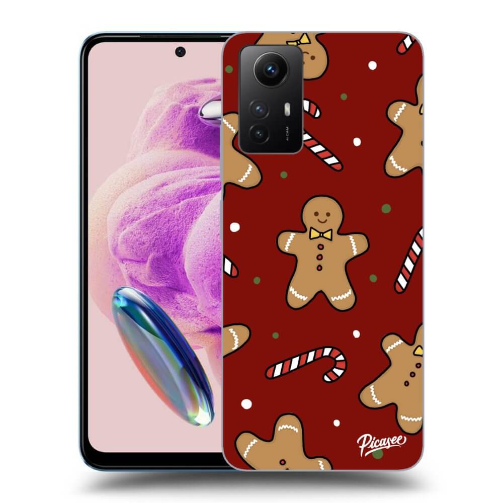 Picasee Xiaomi Redmi Note 12S Hülle - Schwarzes Silikon - Gingerbread 2