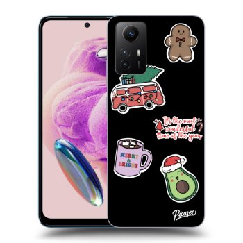 Hülle für Xiaomi Redmi Note 12S - Christmas Stickers