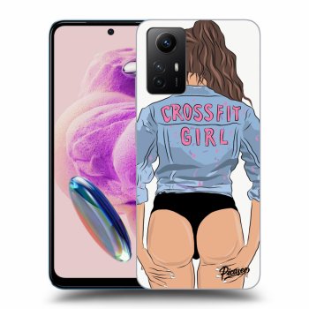 Picasee Xiaomi Redmi Note 12S Hülle - Transparentes Silikon - Crossfit girl - nickynellow