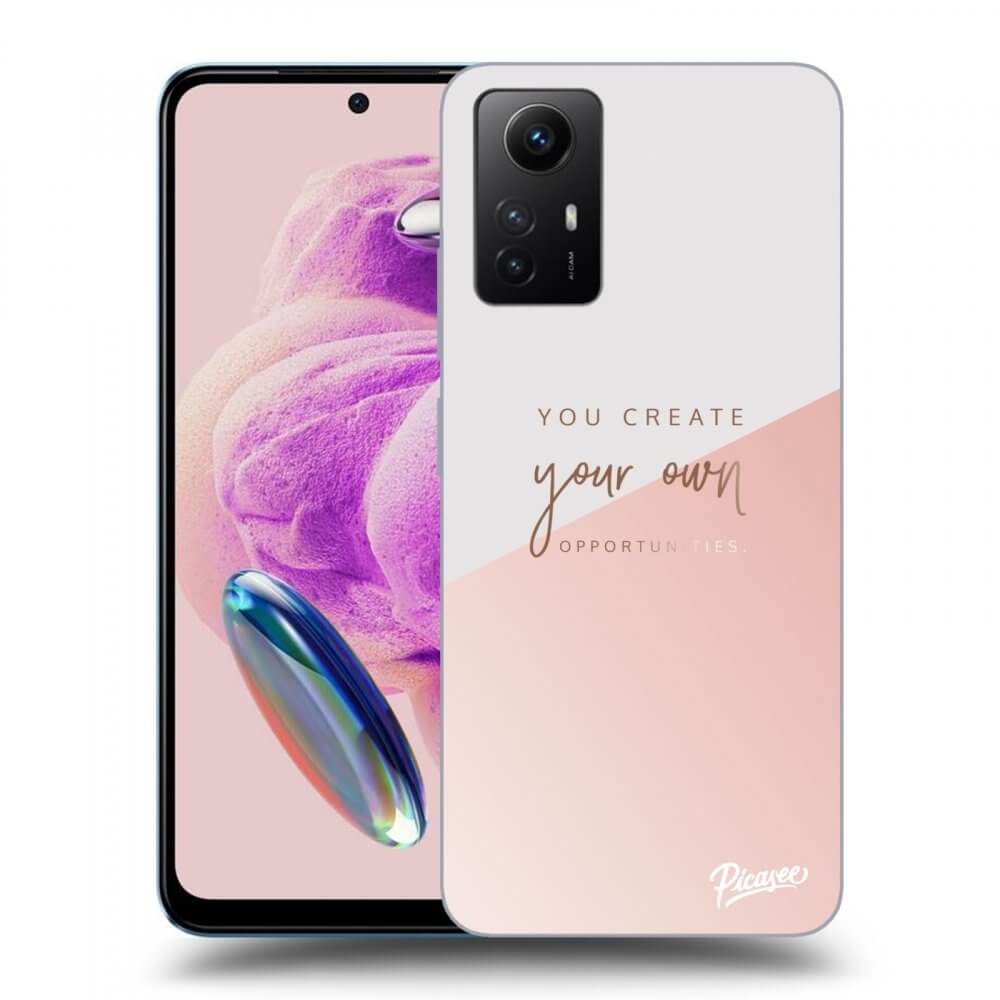 Picasee Xiaomi Redmi Note 12S Hülle - Schwarzes Silikon - You create your own opportunities