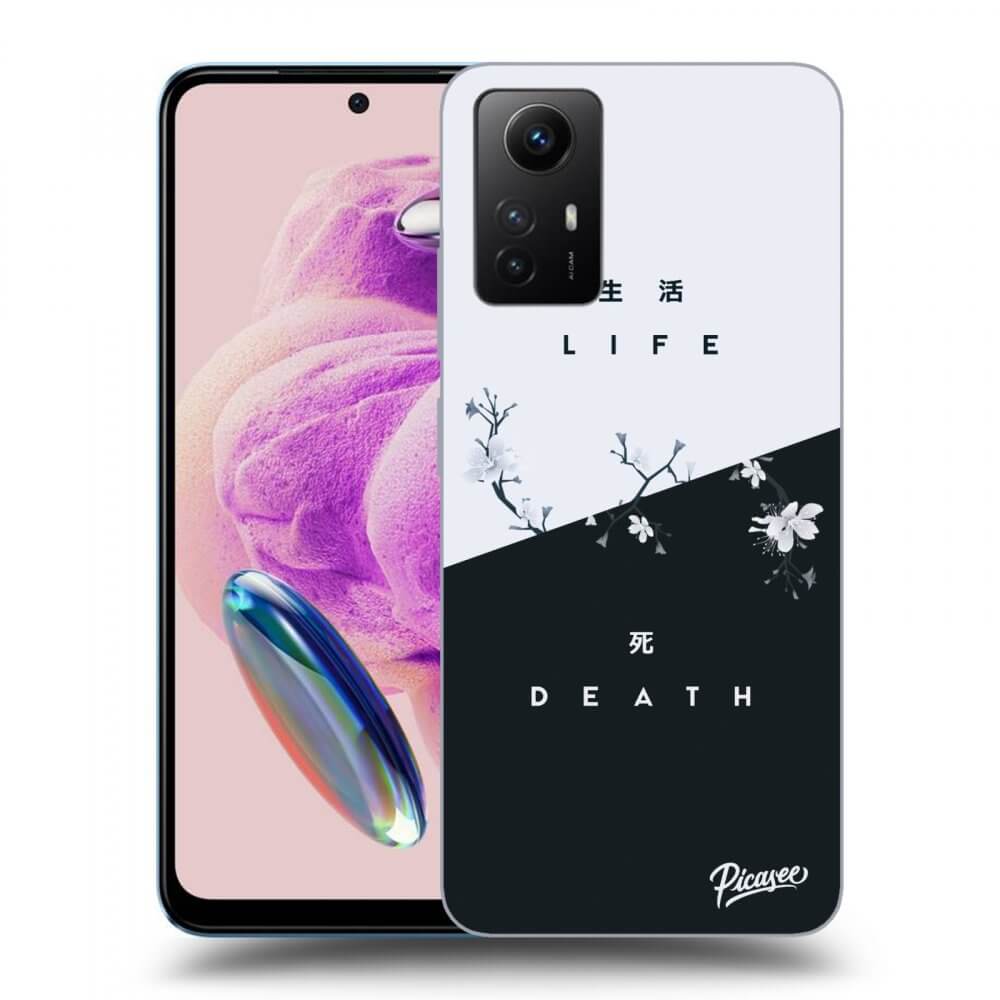 Picasee Xiaomi Redmi Note 12S Hülle - Transparentes Silikon - Life - Death