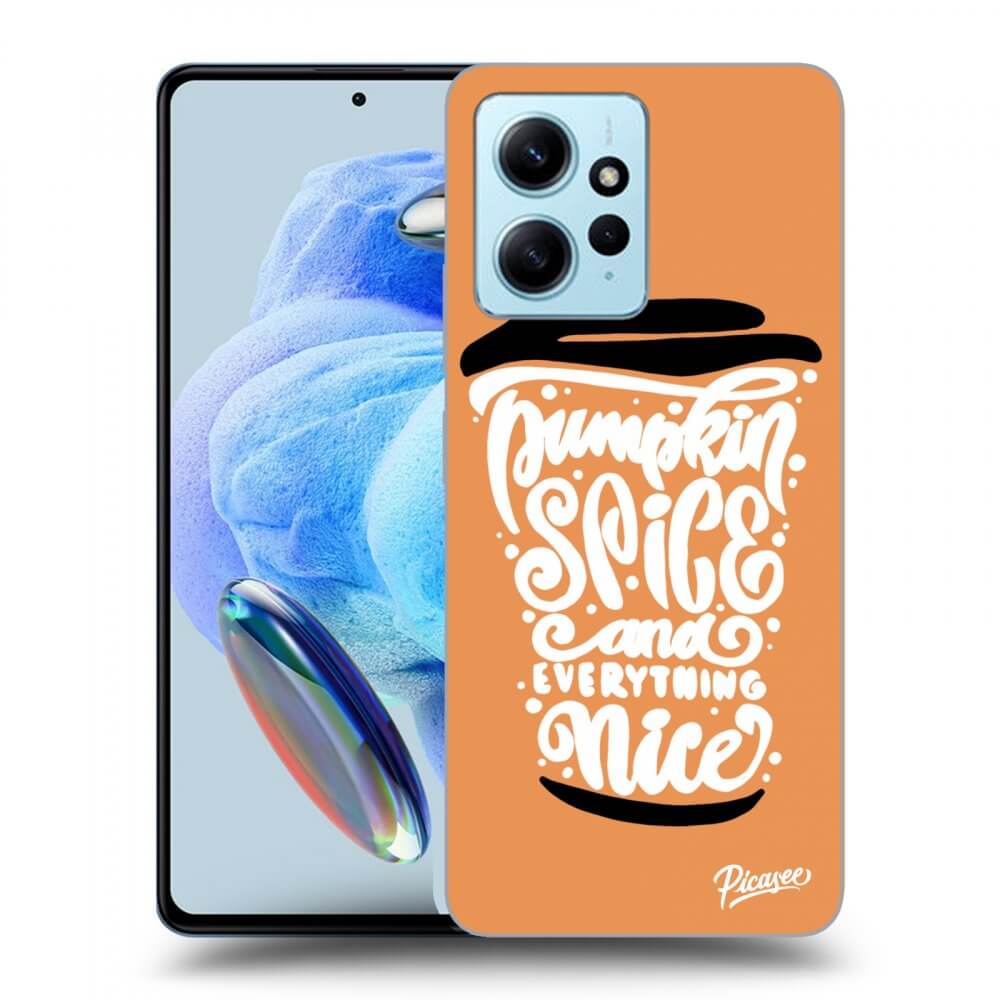 Picasee Xiaomi Redmi Note 12 4G Hülle - Transparentes Silikon - Pumpkin coffee