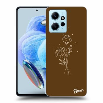 Picasee ULTIMATE CASE für Xiaomi Redmi Note 12 4G - Brown flowers