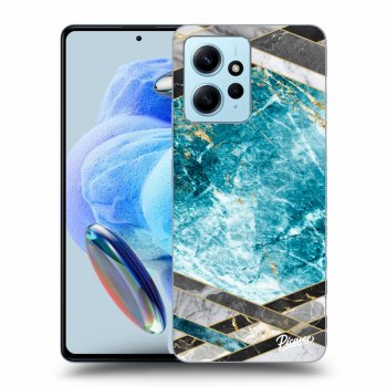 Picasee ULTIMATE CASE für Xiaomi Redmi Note 12 4G - Blue geometry