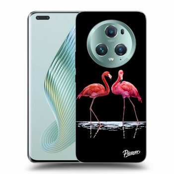Hülle für Honor Magic5 Pro - Flamingos zu zweit