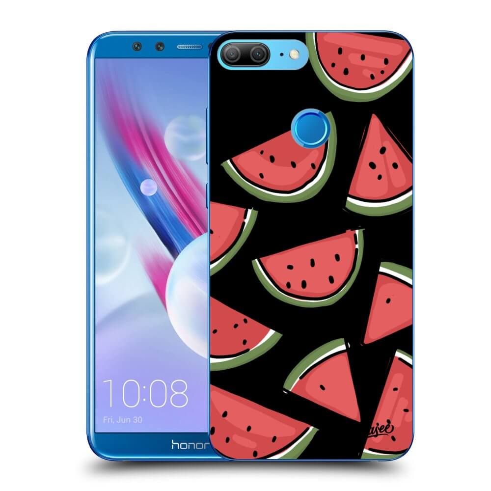 Picasee Honor 9 Lite Hülle - Schwarzes Silikon - Melone