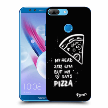 Picasee Honor 9 Lite Hülle - Schwarzes Silikon - Pizza