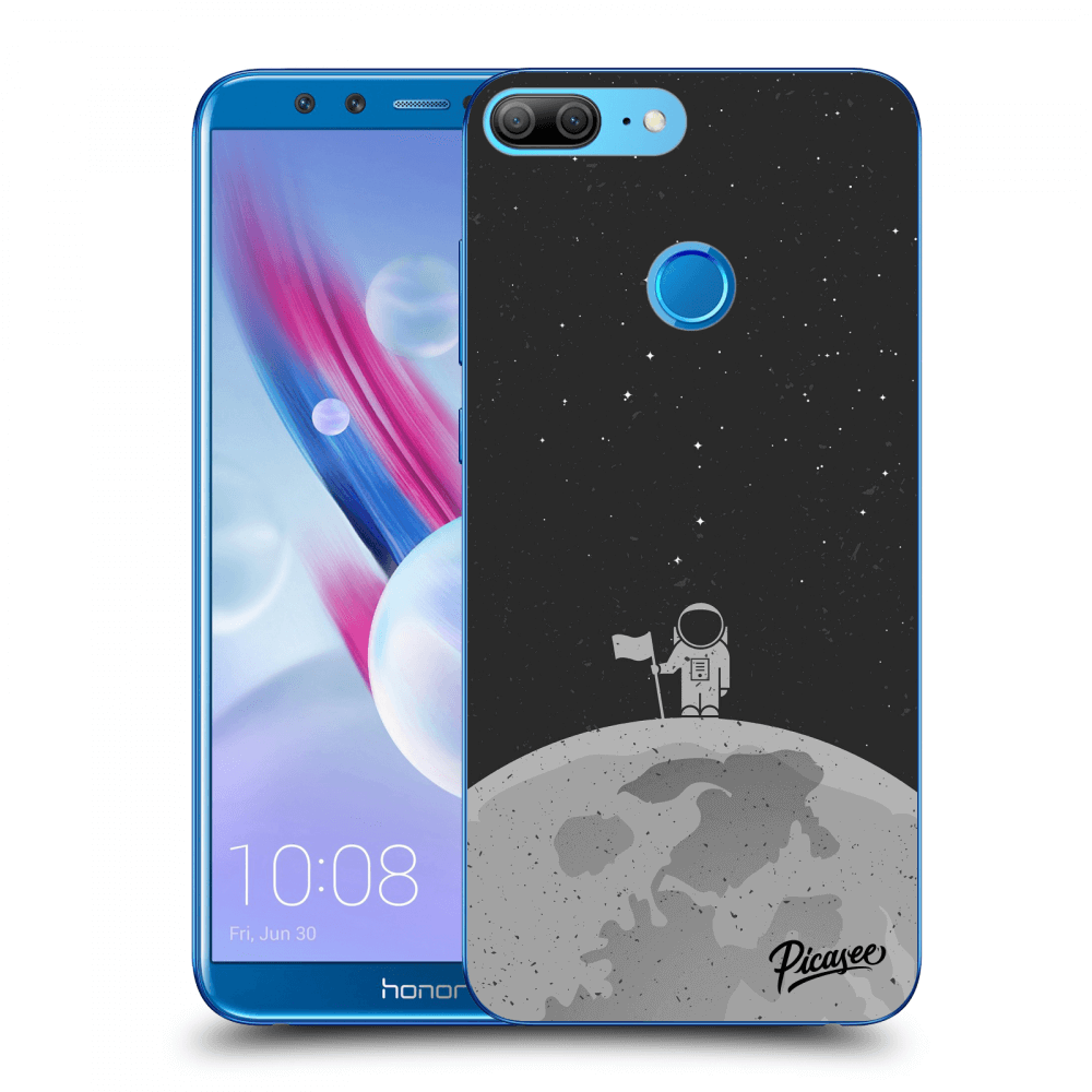 Picasee Honor 9 Lite Hülle - Schwarzes Silikon - Astronaut
