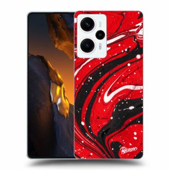 Hülle für Xiaomi Poco F5 - Red black