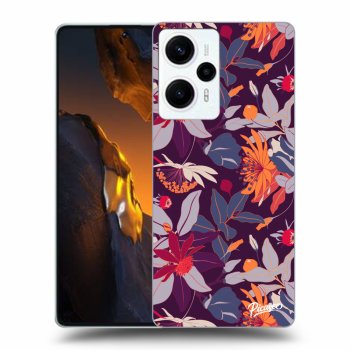 Hülle für Xiaomi Poco F5 - Purple Leaf