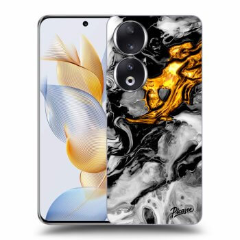 Picasee ULTIMATE CASE für Honor 90 5G - Black Gold 2