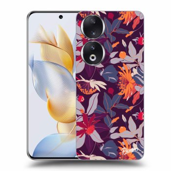 Hülle für Honor 90 5G - Purple Leaf