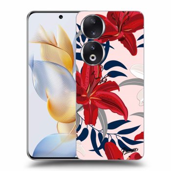 Hülle für Honor 90 5G - Red Lily