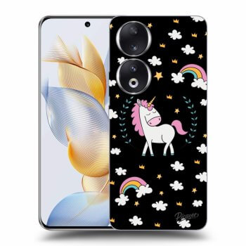 Hülle für Honor 90 5G - Einhorn Sternenhimmel