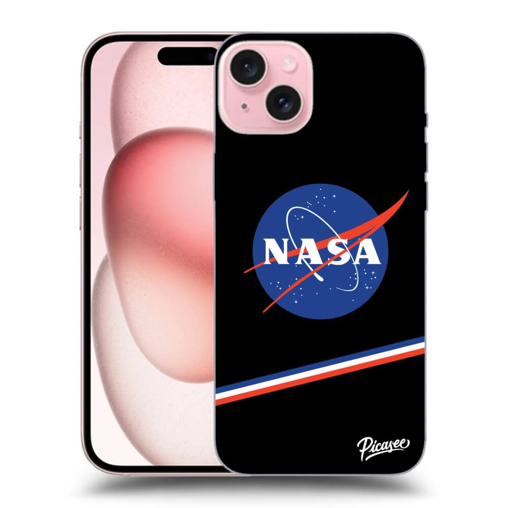 Apple IPhone 15 Hülle - Schwarzes Silikon - NASA Original