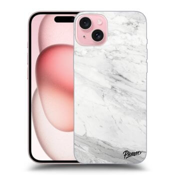 Hülle für Apple iPhone 15 - White marble