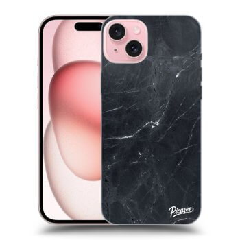 Hülle für Apple iPhone 15 - Black marble