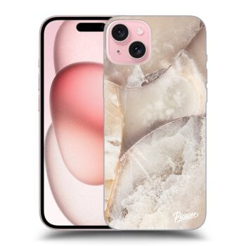 Hülle für Apple iPhone 15 - Cream marble