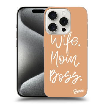 Hülle für Apple iPhone 15 Pro - Boss Mama