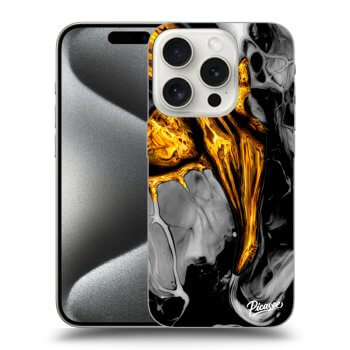 Hülle für Apple iPhone 15 Pro - Black Gold