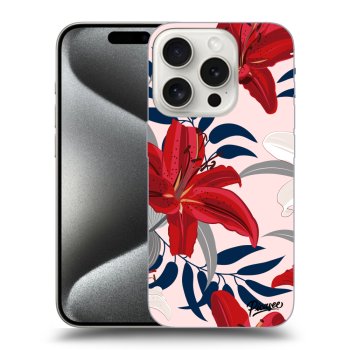 Picasee ULTIMATE CASE MagSafe für Apple iPhone 15 Pro - Red Lily