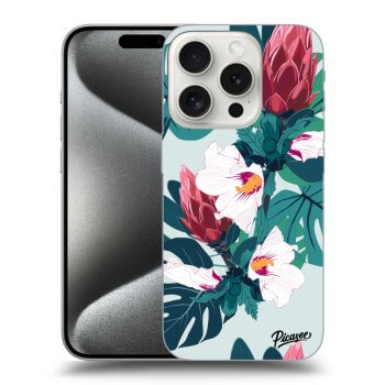 Hülle für Apple iPhone 15 Pro - Rhododendron