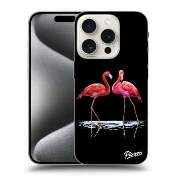 Hülle für Apple iPhone 15 Pro - Flamingos couple