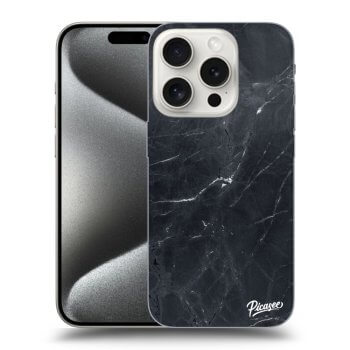 Hülle für Apple iPhone 15 Pro - Black marble