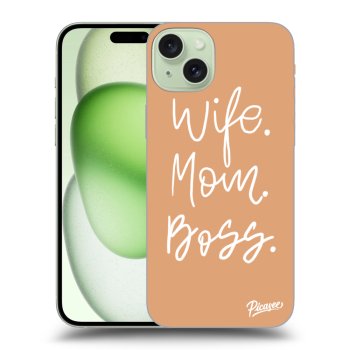Hülle für Apple iPhone 15 Plus - Boss Mama