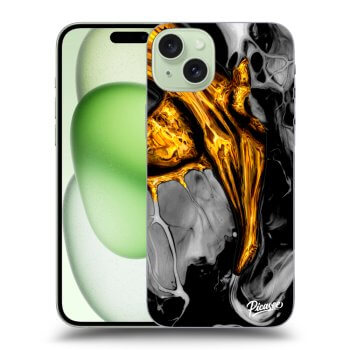 Hülle für Apple iPhone 15 Plus - Black Gold