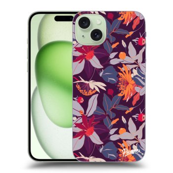 Hülle für Apple iPhone 15 Plus - Purple Leaf