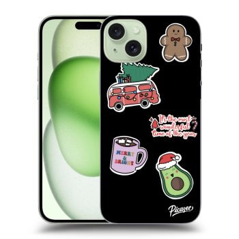Picasee ULTIMATE CASE MagSafe für Apple iPhone 15 Plus - Christmas Stickers