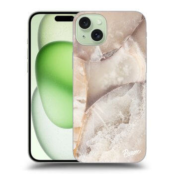 Hülle für Apple iPhone 15 Plus - Cream marble
