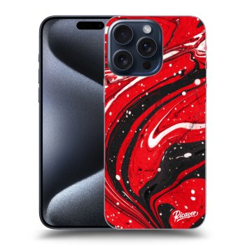 Hülle für Apple iPhone 15 Pro Max - Red black