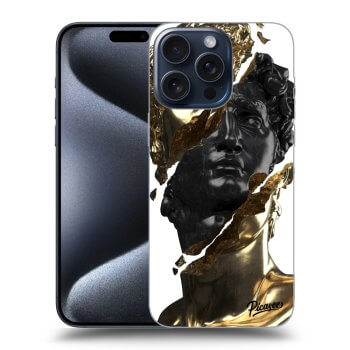Hülle für Apple iPhone 15 Pro Max - Gold - Black
