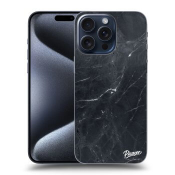 Hülle für Apple iPhone 15 Pro Max - Black marble