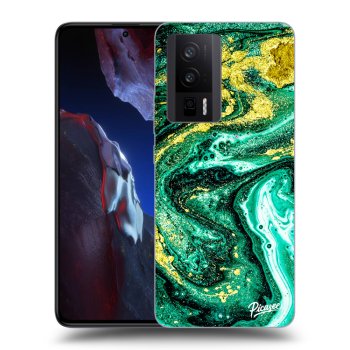 Hülle für Xiaomi Poco F5 Pro 5G - Green Gold
