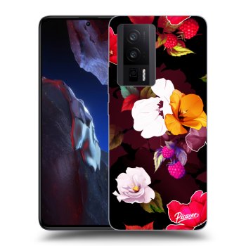Hülle für Xiaomi Poco F5 Pro 5G - Flowers and Berries
